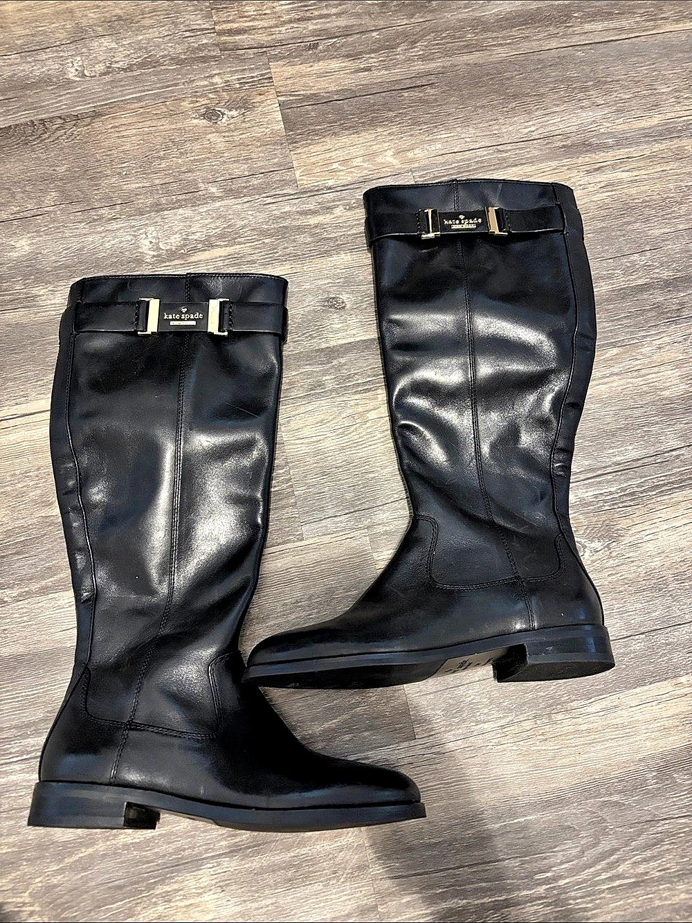 kate spade Vero Cc010 Tall Black Boots US 5M